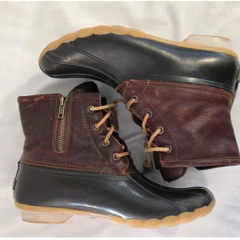 Sperry Saltwater Duck Boots Women's Size 8, Brown… - image 4